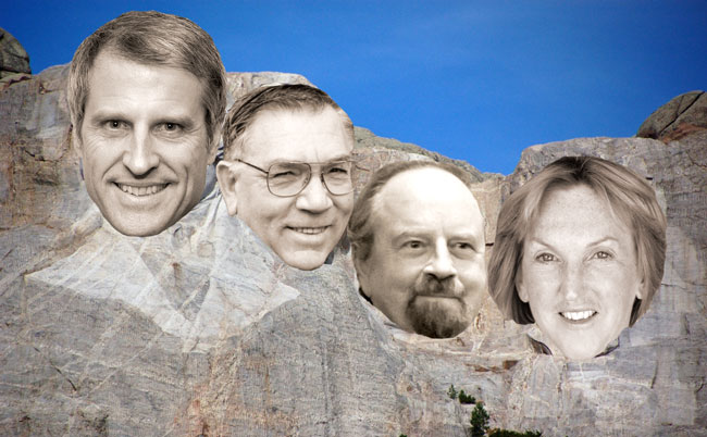 The Vegan Candidates Of Mount Rushmore
