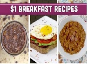 What About Some Healthy $1 Breakfast Vegan Recipes?